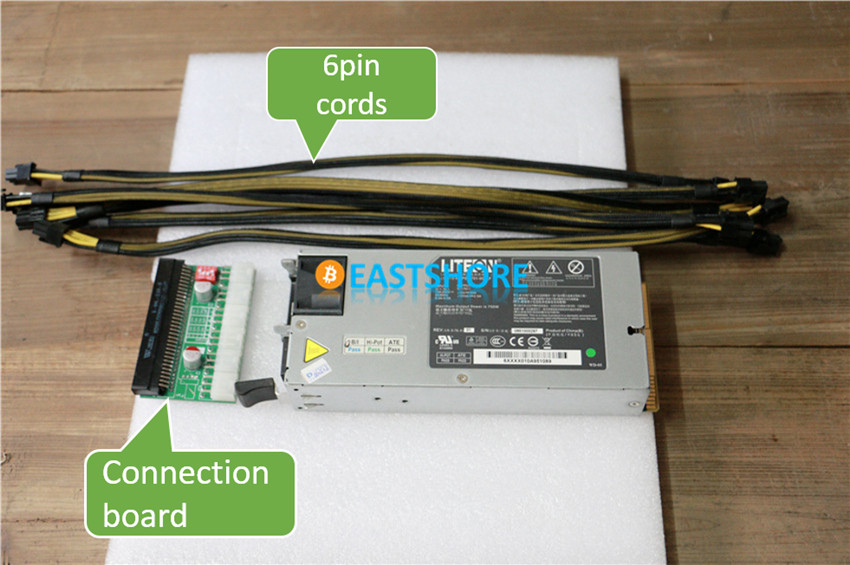 the 750w mining PSU received