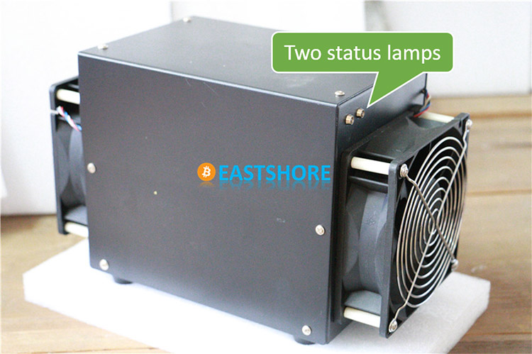 x11 asic miner two status lamps