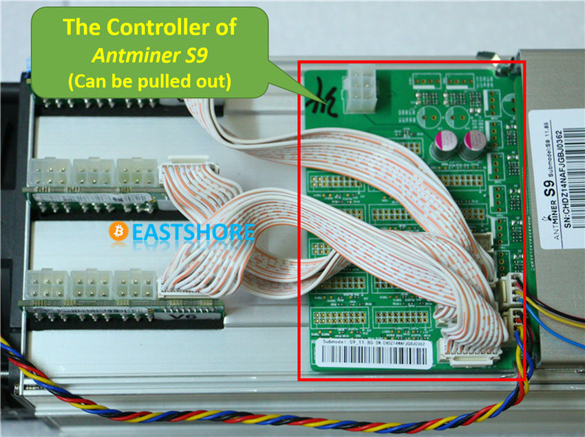 the controller of Antminer S9