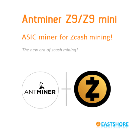 Antminer Z9 mini 10k ASIC Zcash Miner for Zcash Mining