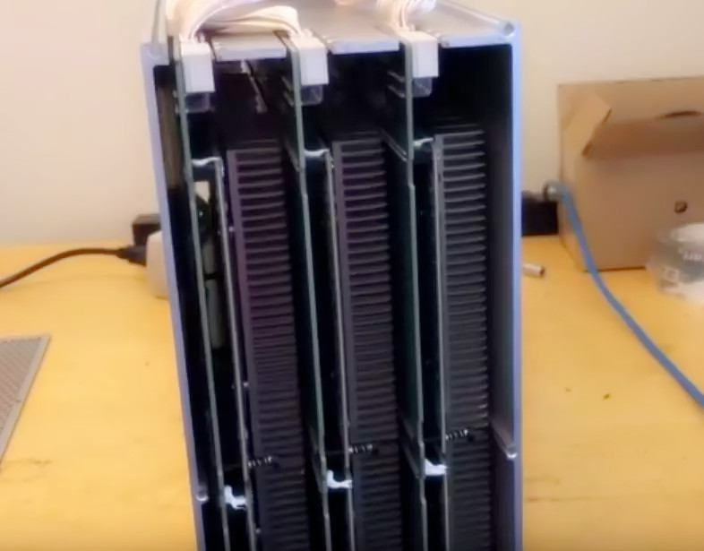 Hashboards of Antminer E3