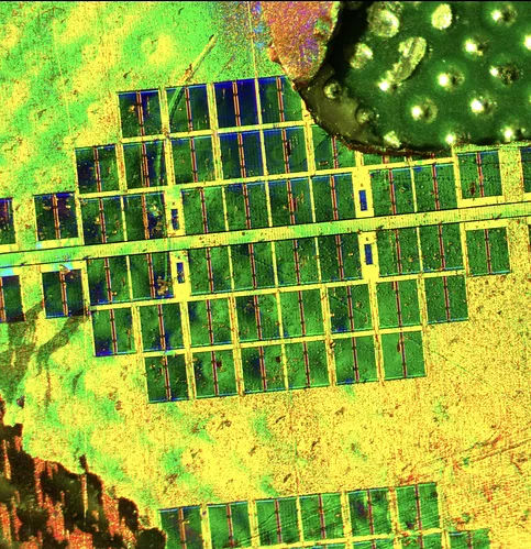 The Chip of Antminer Z9 Under Microscope