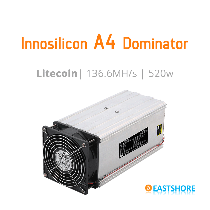 Innosilicon A4 Dominator 136.6MH with 520w Litecoin Miner IMG N01