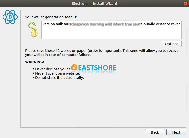 Create Bitcoin Cold Wallet with Electrum IMG 07