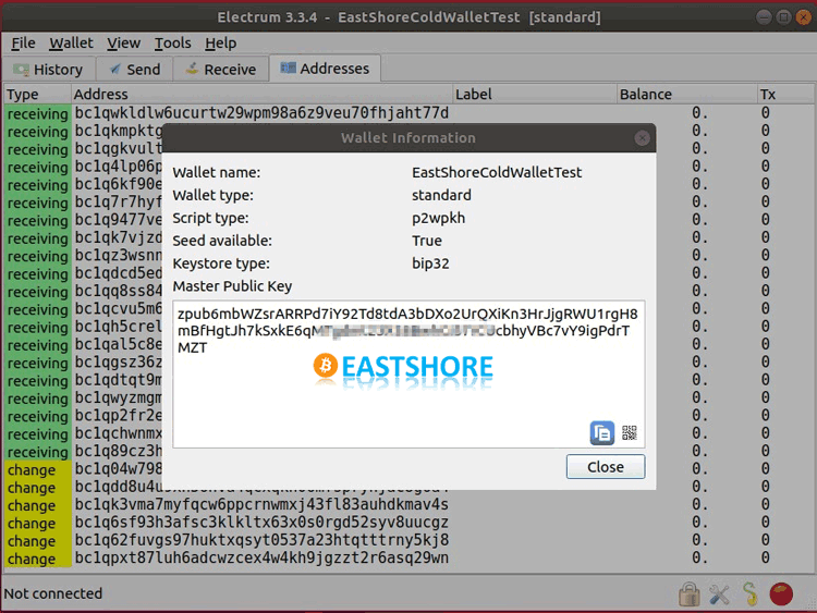Create Bitcoin Cold Wallet with Electrum IMG 12