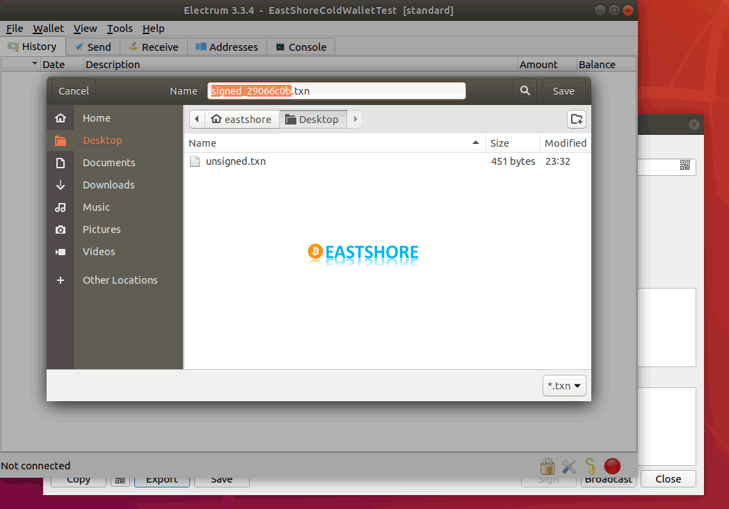 Create Bitcoin Cold Wallet with Electrum IMG 23