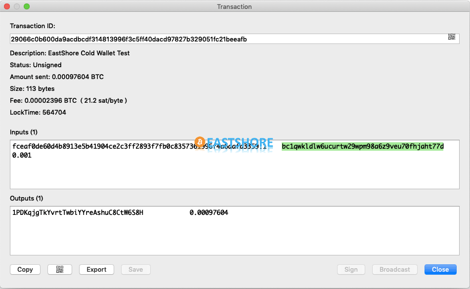 Create Bitcoin Cold Wallet with Electrum IMG 36
