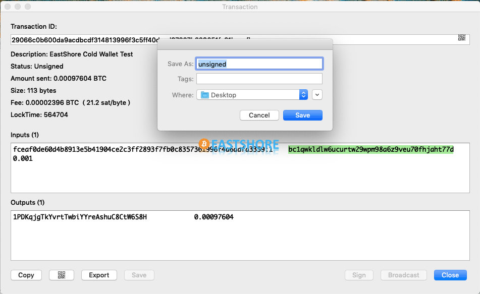 Create Bitcoin Cold Wallet with Electrum IMG 37