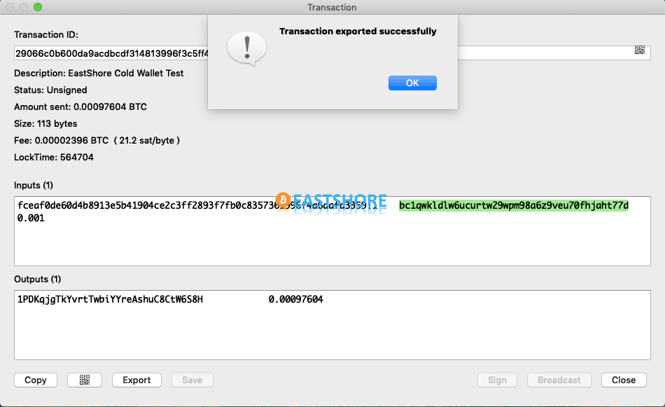 Create Bitcoin Cold Wallet with Electrum IMG 38