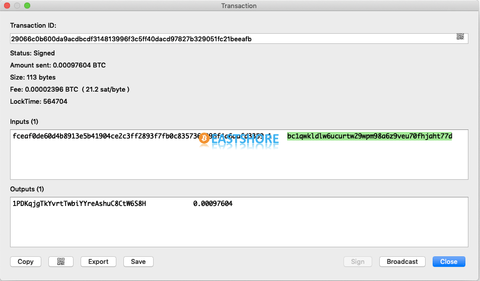 Create Bitcoin Cold Wallet with Electrum IMG 43