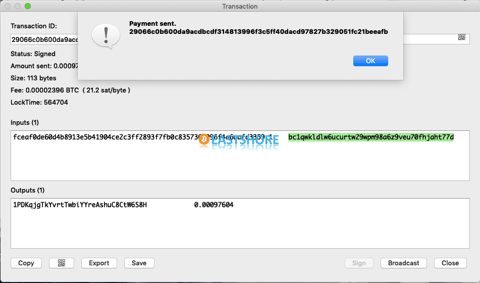 Create Bitcoin Cold Wallet with Electrum IMG 44