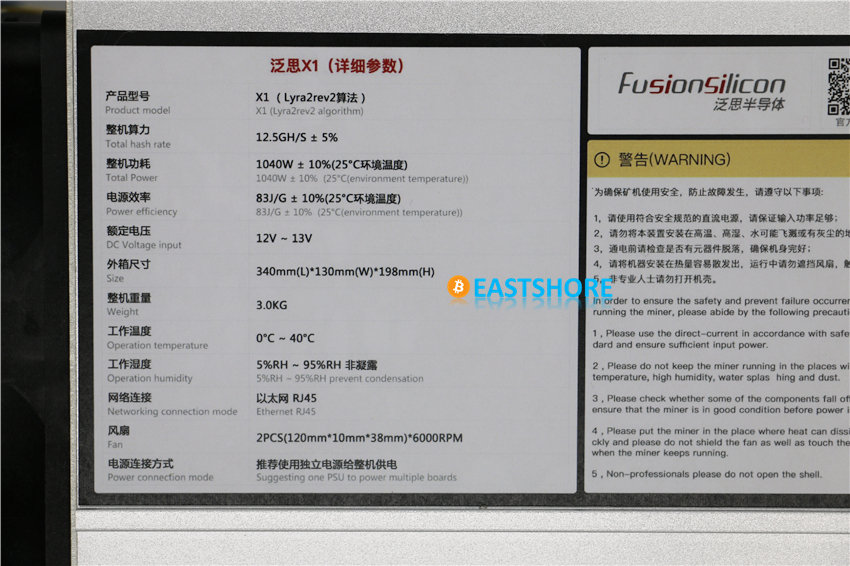 FusionSilicon X1 12.5GH Lyra2rev2 Miner IMG 11