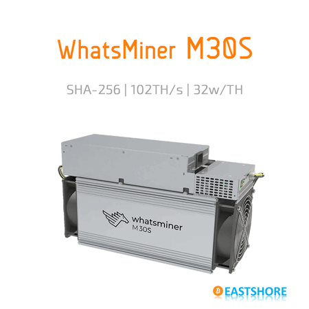 WhatsMiner M30 M30S SHA256 Miner for Bitcoin Mining