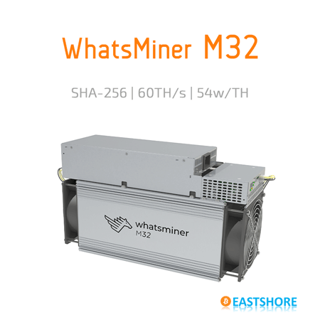 WhatsMiner M32:M32S SHA256 Miner for Bitcoin Mining