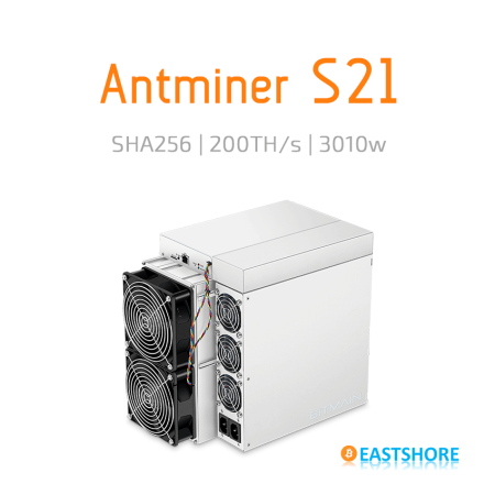 Antminer S21 Bitcoin Miner 200TH for Bitcoin Mining